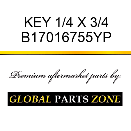 KEY 1/4 X 3/4 B17016755YP