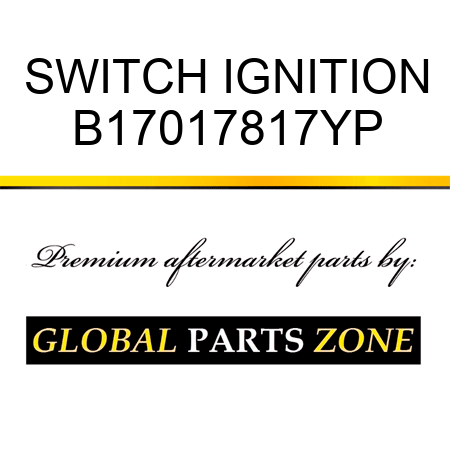 SWITCH IGNITION B17017817YP