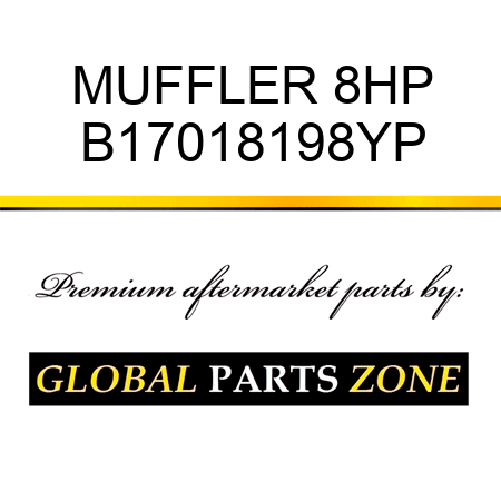 MUFFLER 8HP B17018198YP