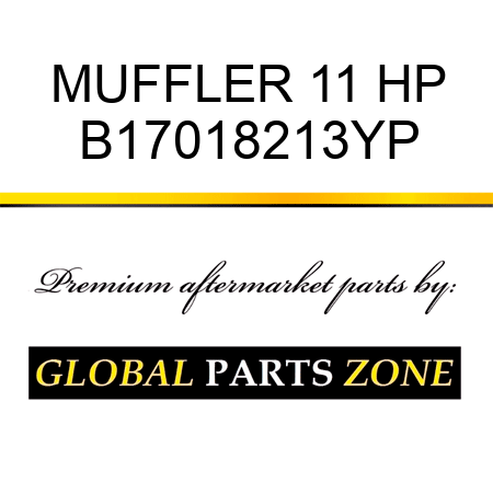 MUFFLER 11 HP B17018213YP