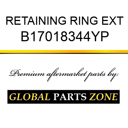 RETAINING RING EXT B17018344YP