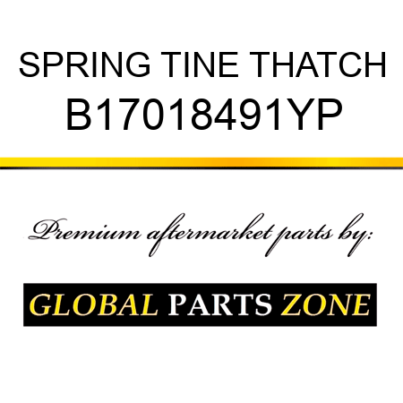 SPRING TINE THATCH B17018491YP
