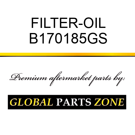 FILTER-OIL B170185GS