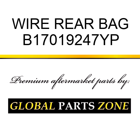 WIRE REAR BAG B17019247YP