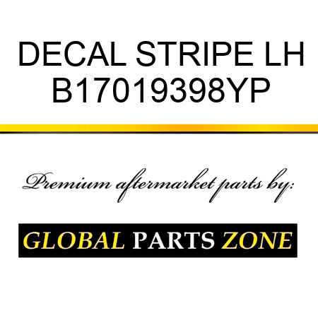 DECAL STRIPE LH B17019398YP