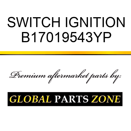 SWITCH IGNITION B17019543YP