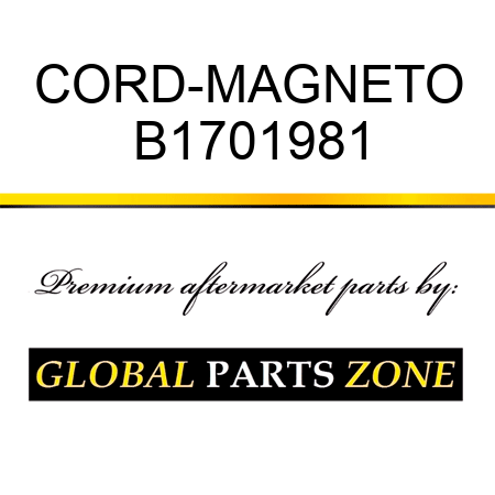 CORD-MAGNETO B1701981