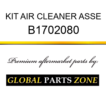 KIT AIR CLEANER ASSE B1702080