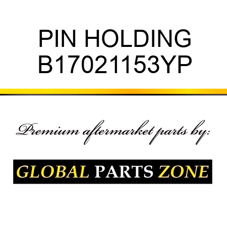 PIN HOLDING B17021153YP