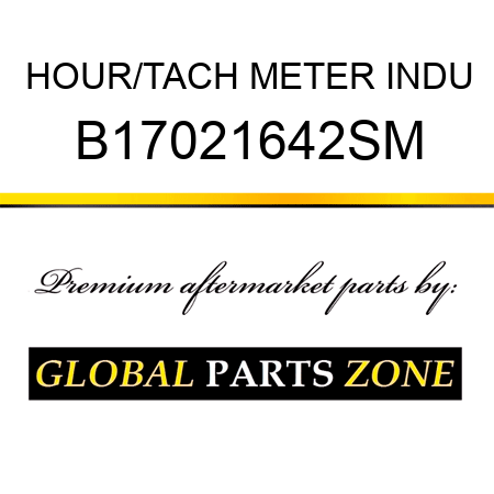 HOUR/TACH METER INDU B17021642SM