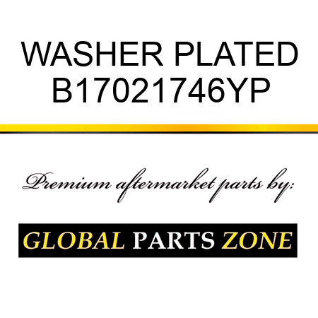 WASHER PLATED B17021746YP