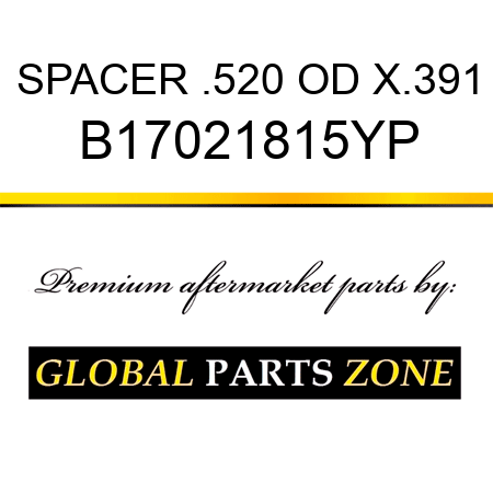 SPACER .520 OD X.391 B17021815YP