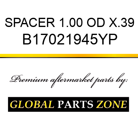 SPACER 1.00 OD X.39 B17021945YP