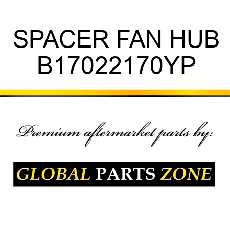 SPACER FAN HUB B17022170YP