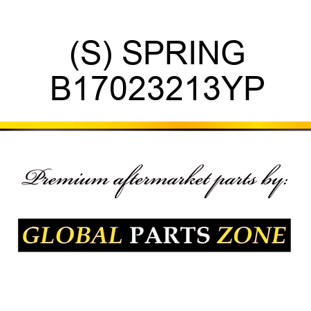 (S) SPRING B17023213YP