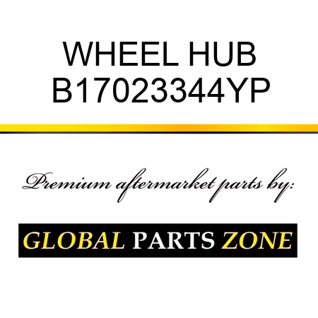 WHEEL HUB B17023344YP