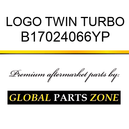 LOGO TWIN TURBO B17024066YP