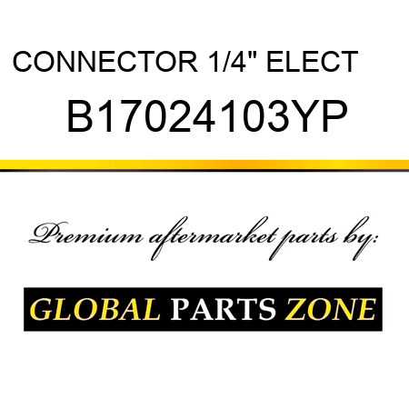 CONNECTOR 1/4