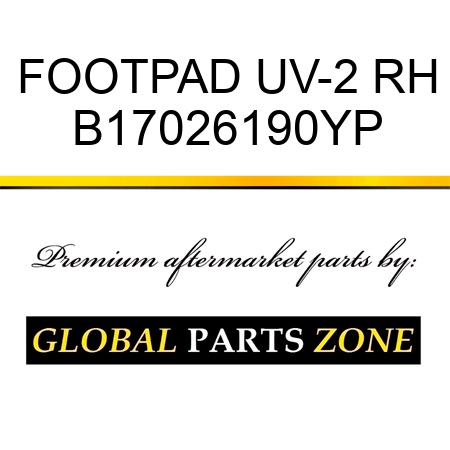 FOOTPAD UV-2 RH B17026190YP