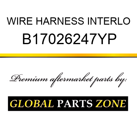 WIRE HARNESS INTERLO B17026247YP