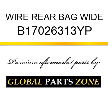 WIRE REAR BAG WIDE B17026313YP