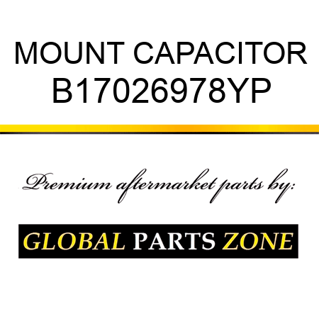 MOUNT CAPACITOR B17026978YP