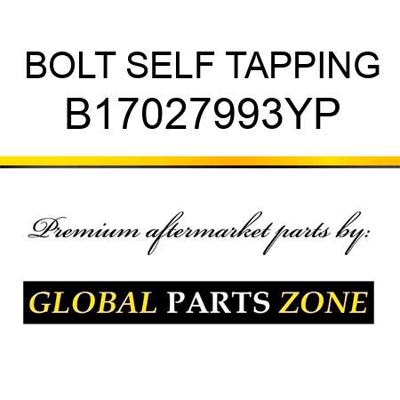 BOLT SELF TAPPING B17027993YP