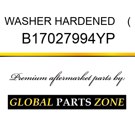 WASHER HARDENED    ( B17027994YP