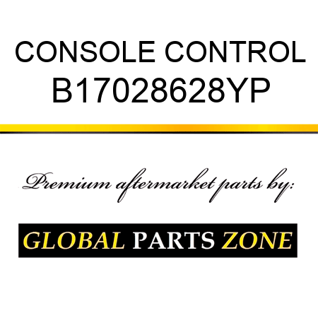 CONSOLE CONTROL B17028628YP