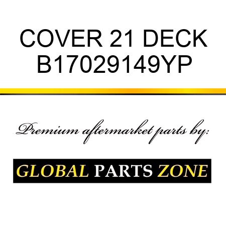 COVER 21 DECK B17029149YP