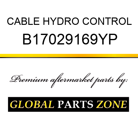 CABLE HYDRO CONTROL B17029169YP