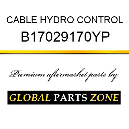 CABLE HYDRO CONTROL B17029170YP