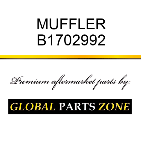 MUFFLER B1702992