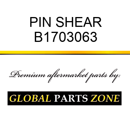 PIN SHEAR B1703063