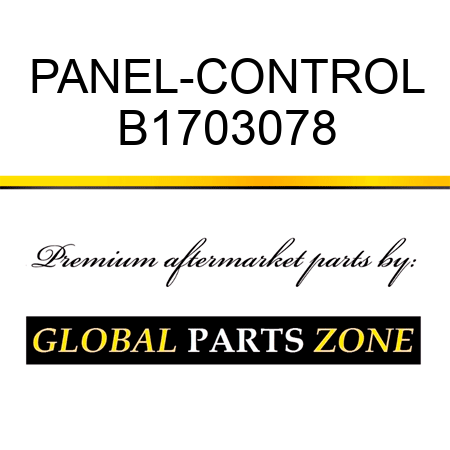 PANEL-CONTROL B1703078