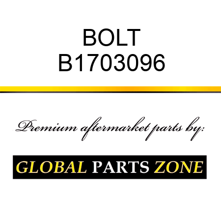 BOLT B1703096