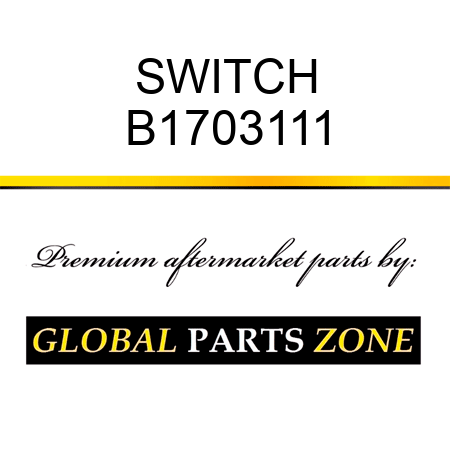 SWITCH B1703111