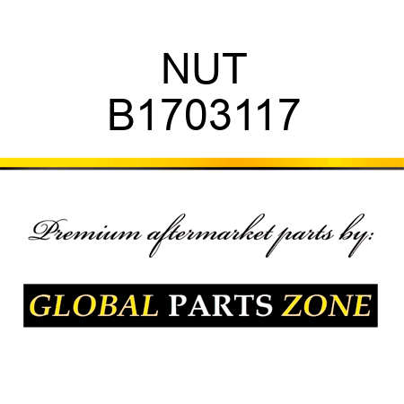 NUT B1703117