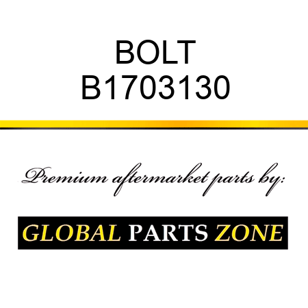 BOLT B1703130