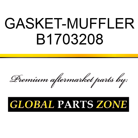 GASKET-MUFFLER B1703208