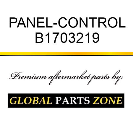 PANEL-CONTROL B1703219