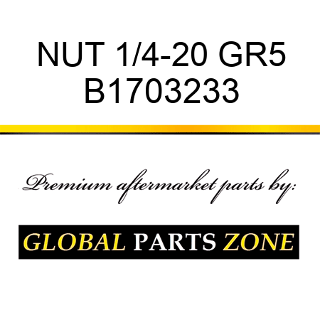 NUT 1/4-20 GR5 B1703233