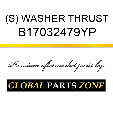 (S) WASHER THRUST B17032479YP