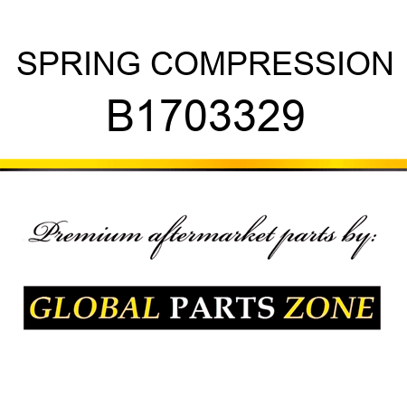 SPRING COMPRESSION B1703329