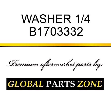 WASHER 1/4 B1703332