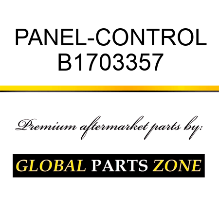 PANEL-CONTROL B1703357