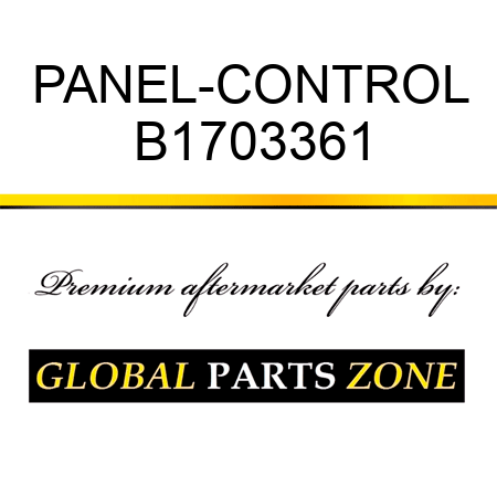 PANEL-CONTROL B1703361