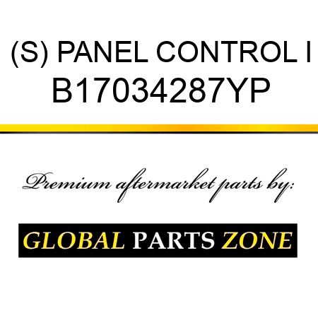 (S) PANEL CONTROL I B17034287YP