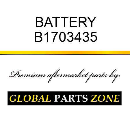 BATTERY B1703435