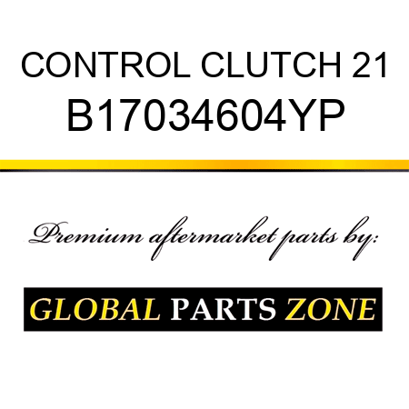 CONTROL CLUTCH 21 B17034604YP